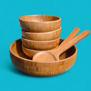 Bamboo Salad Set - 7 Piece